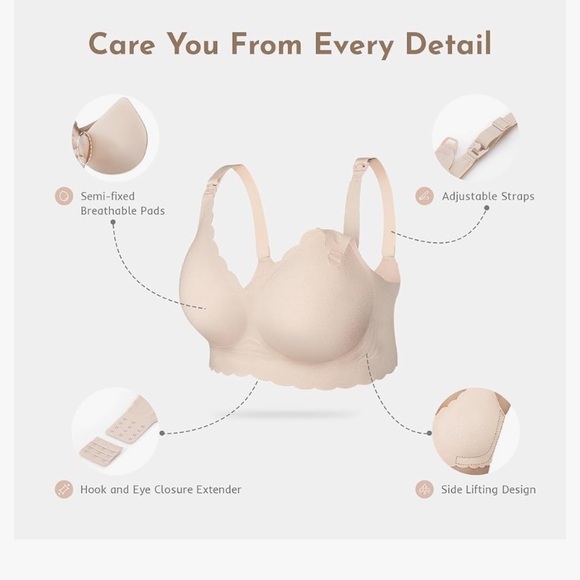 New in Box MomWills Nursing Bras - Set of 2 - Picture 2 of 5